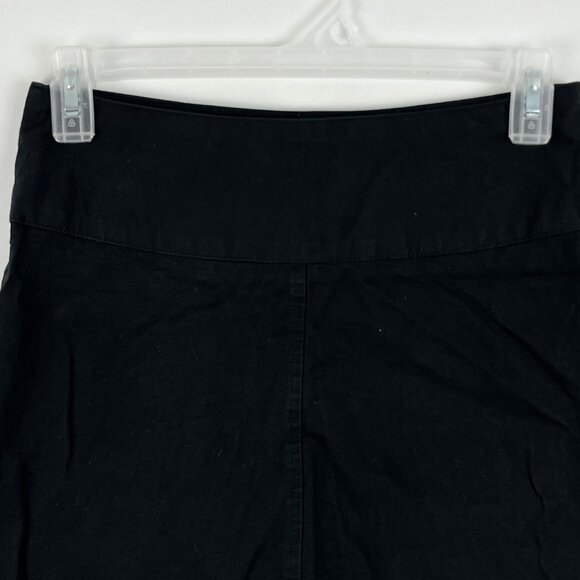 Francois Beauregard A Line Skirt Size XXS Black Waist 26in Zip Closure Stretch - Picture 2 of 7